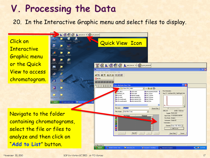 Adding Sample Name and Open New Window