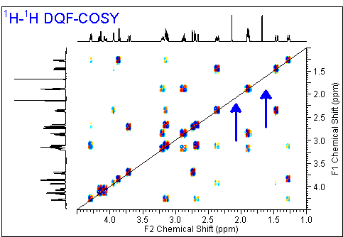 2D COSY Spectra